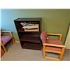 Image 2 : CONTENTS OF MIDDLE OFFICE. 6' ARTIFICIAL PLANT, 4' FOLDING TABLE, 9'X66" DESK WITH HUTCH