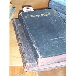 BOOKS, 2 GERMAN BIBLES