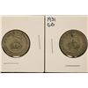1927 & 1931 GREAT BRITIAN SILVER 1 SHILLING .09O9