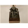 Image 1 : ABRAHAM LINCOLN METAL STATUE/FIGURINE ON WOOD BASE