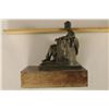 Image 3 : ABRAHAM LINCOLN METAL STATUE/FIGURINE ON WOOD BASE