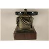 Image 4 : ABRAHAM LINCOLN METAL STATUE/FIGURINE ON WOOD BASE