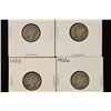 Image 1 : 1917, 1918, 1923 & 1936 SILVER MERCURY DIIMES.