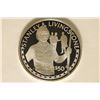 1988 COOK ISLAND SILVER PROOF $50 COIN "STANLEY