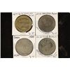 4 METAL $1 CASINO GAMING TOKENS: 1979 CAESARS