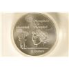 1974 CANADA SILVER OLYMPIC (BU) COIN .7226 OZ. ASW