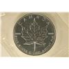 2003 CANADA SILVER $5 MAPLE LEAF BU COIN IN