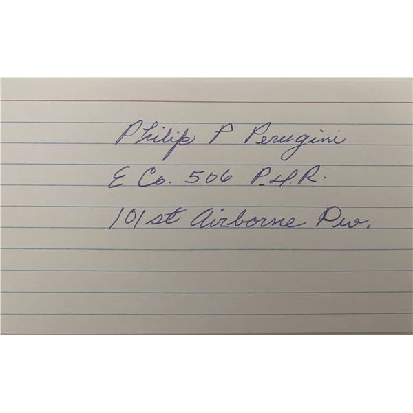 Philip P. Perugini Signature