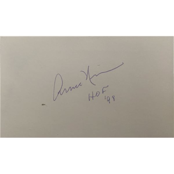 Basketball HOF Arnie Risen original signature