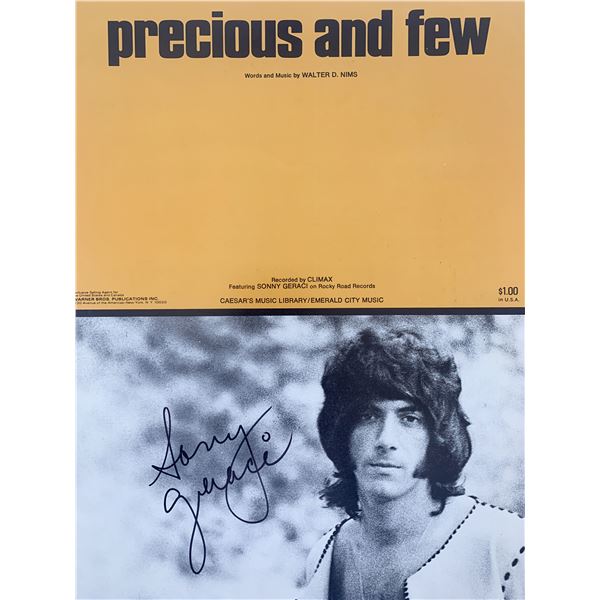 Precious and Few - Climax - Signed 1972 US Sheet Music