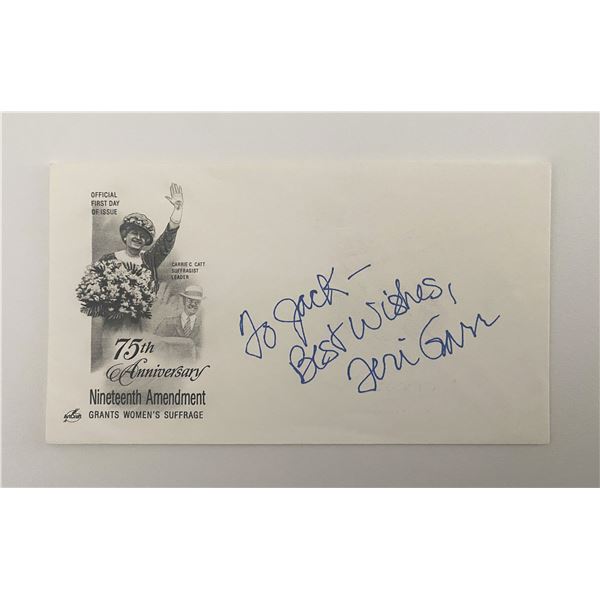 Teri Garr signed cover