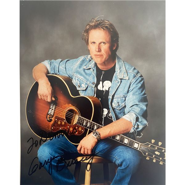 Gary Busey signed photo