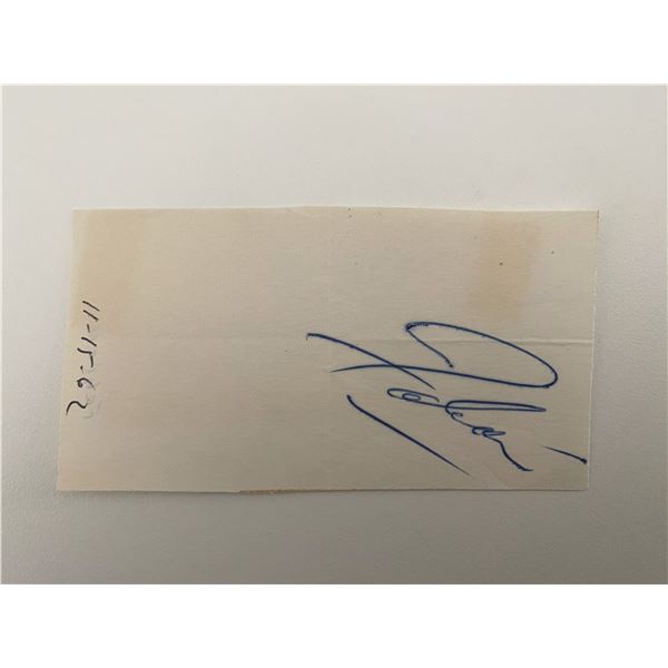 Singer Fabian original signature