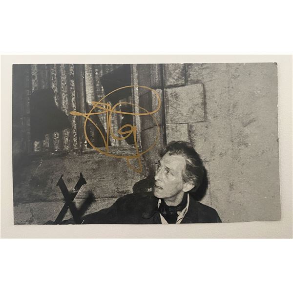 Actor Peter Cushing signed photo