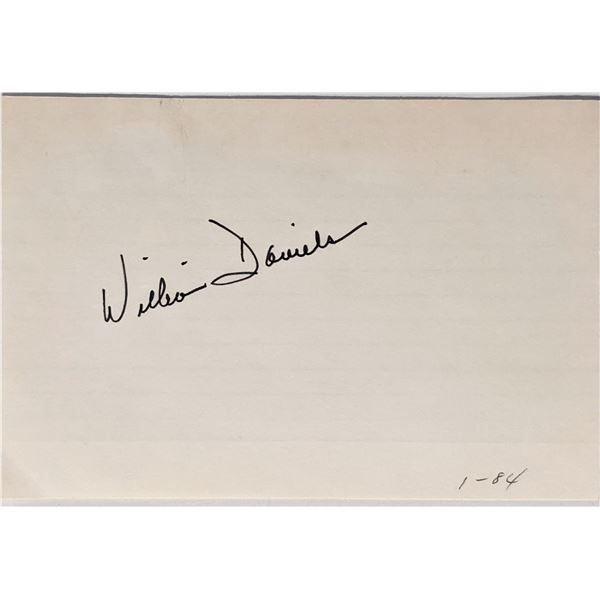 St Elsewhere William Daniels autograph