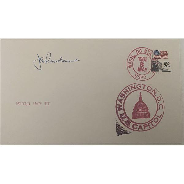 Air Marshal Sir James Anthony Rowland Signature