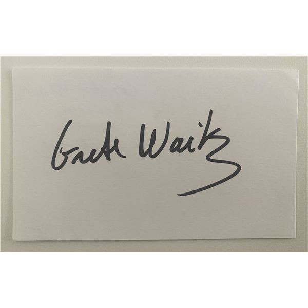 Marathon runner Grete Waitz original signature