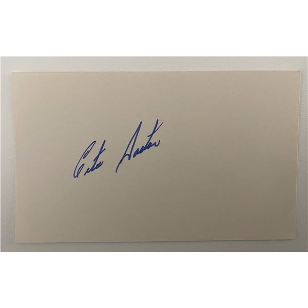 Baseball Cito Gaston original signature