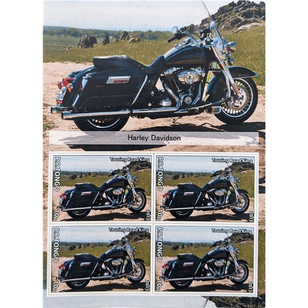 Harley Davidson  Stamp Set