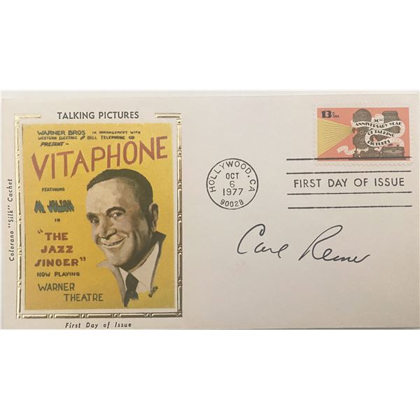 Carl Reiner signed 1977 first day cover
