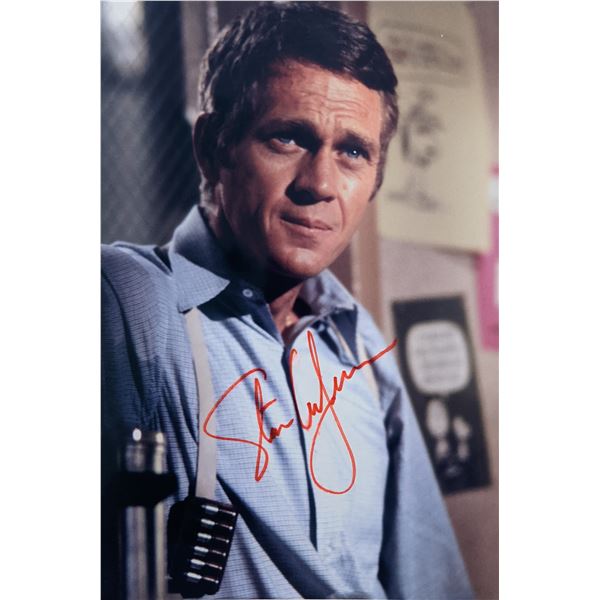 Steve McQueen Signed Bullitt Photo