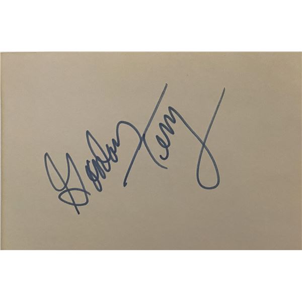Gordon Terry original signature