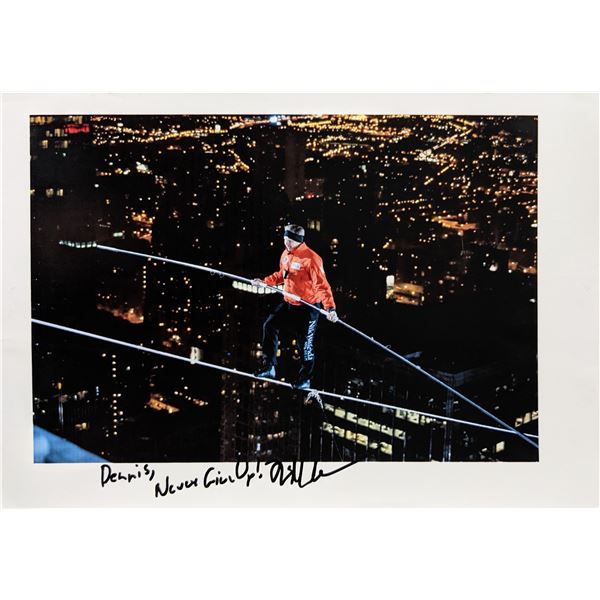 Tightrope walker Nik Wallenda signed photo