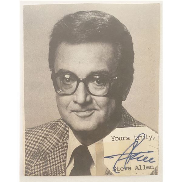 Steve Allen signed photo