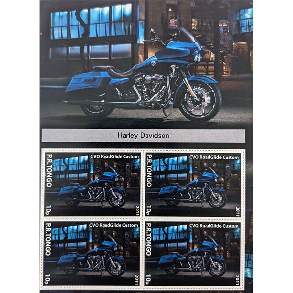 Harley Davidson  Stamp Set
