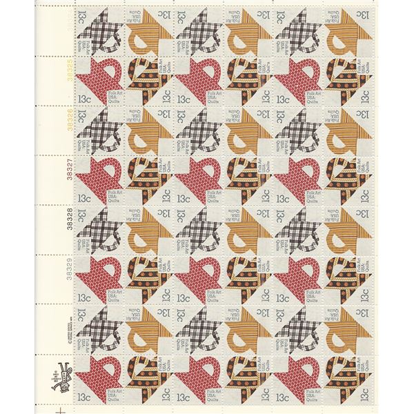 Folk Art USA Quilts Stamps