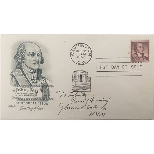 Trial Lawyer Johnnie L. Cochran Signed FDC