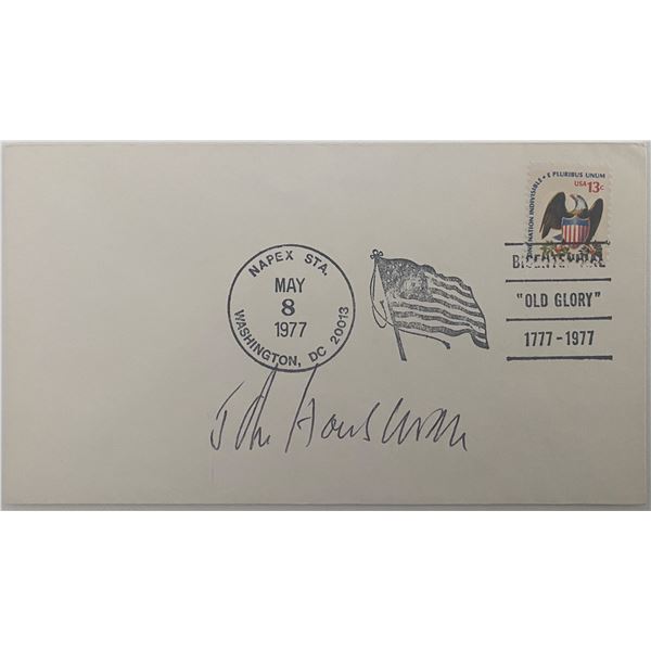 John Houseman signed 1977 first day cover