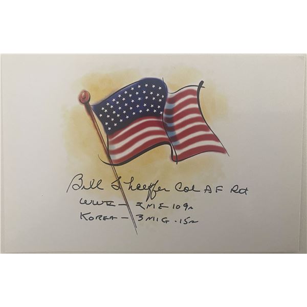 Bill Shaeffer signed card