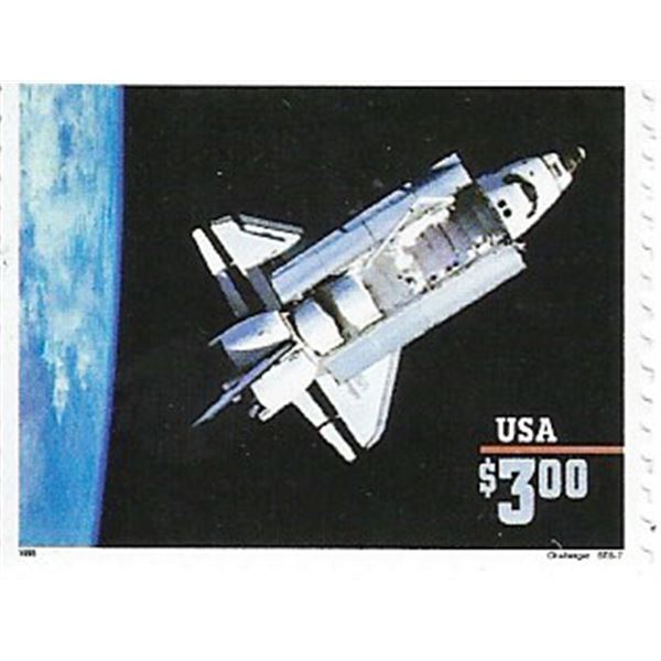 Challenger Shuttle Single Stamp