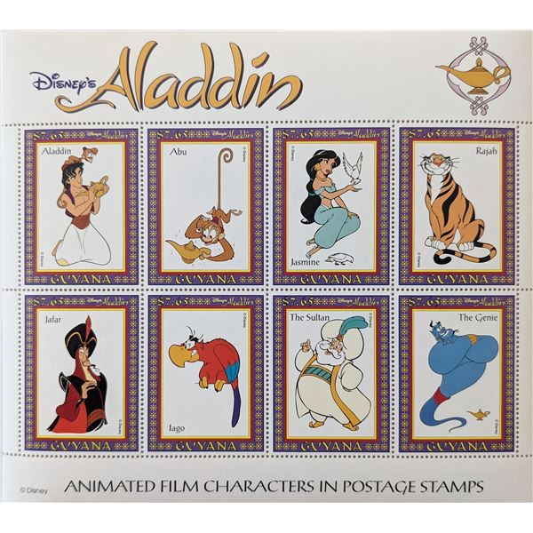 Disney's Aladdin Collectors Stamp Set -