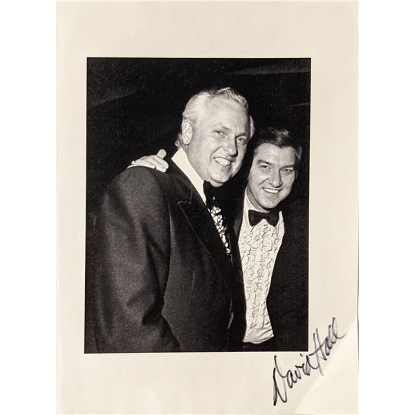 Oklahoma Governor David Hall signed photo