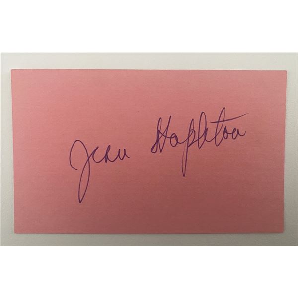 Jean Stapleton original signature