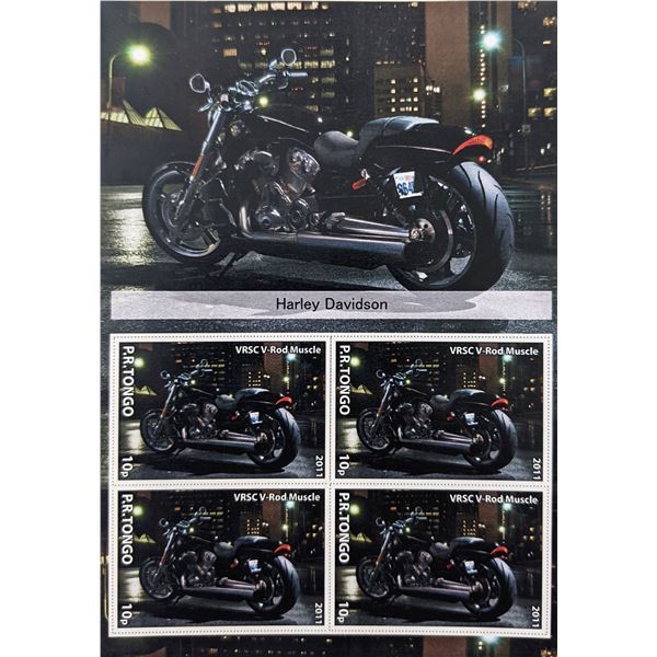 Harley Davidson  Stamp Set