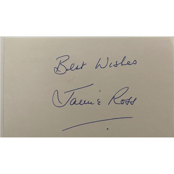 Jamie Ross orignal signature