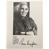 Image 1 : The Late Late Show TV Host Tom Snyder signed photo