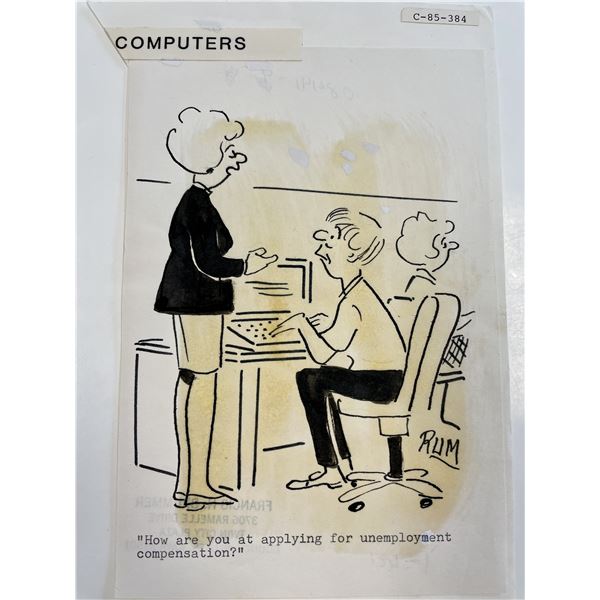 Frank Brummer Original Cartoon