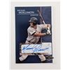 Image 1 : Michael Hollimon Signed Baseball Trading Card - Justifiable JF-15 2006