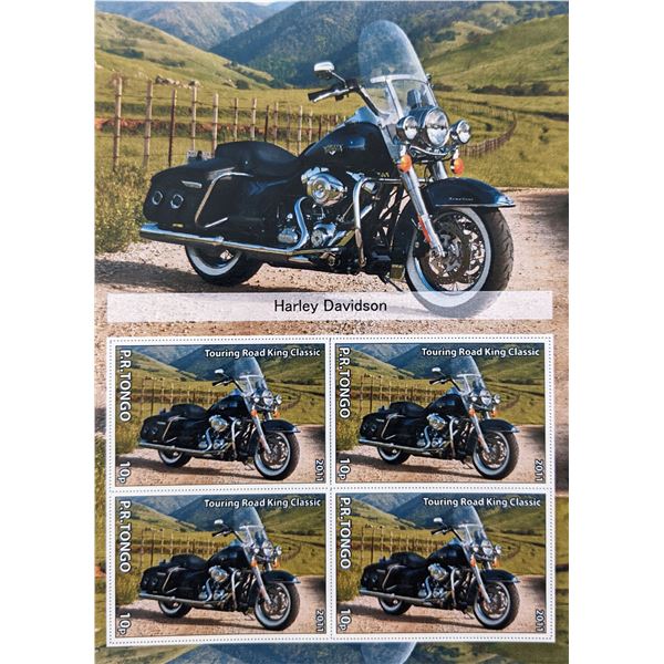 Harley Davidson  Stamp Set
