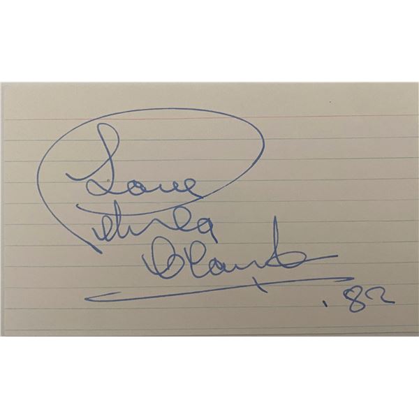 Petula Clark Signature