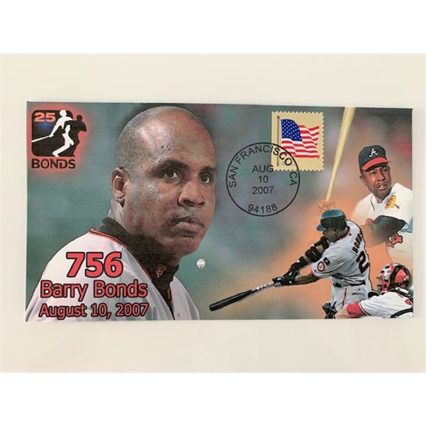 756 Barry Bonds FDC
