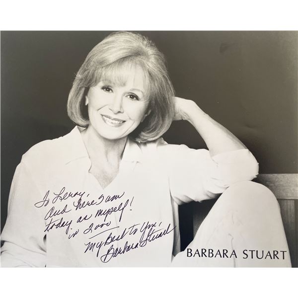 Barbara Stuart signed photo