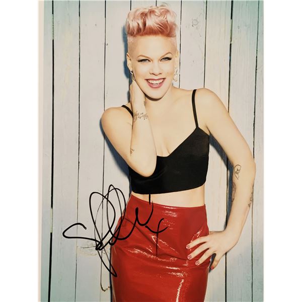 Pink Signed Photo