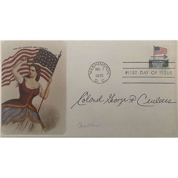 WW2 Colonel George Ceuleers signed envelope