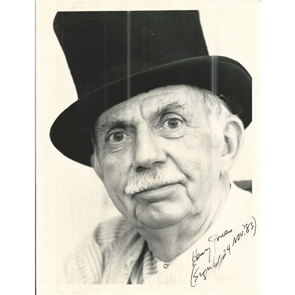Henry Jones Signed Photo