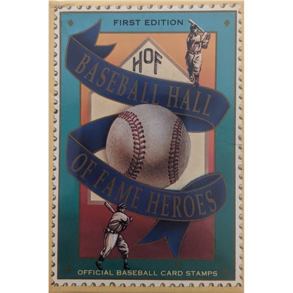 Baseball Hall Of Fame Heroes Official Baseball Card Stamps